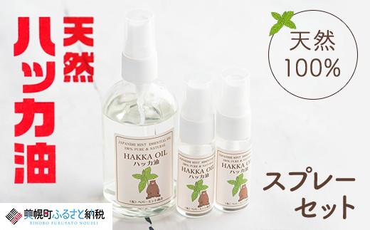 ハッカ油スプレーセット【ハッカ油100mlスプレー+ハッカ油20mlスプレー×2本】 人気 おすすめ ランキング ハッカ ハッカ油 天然ハッカ セット 詰め合わせ 虫よけ